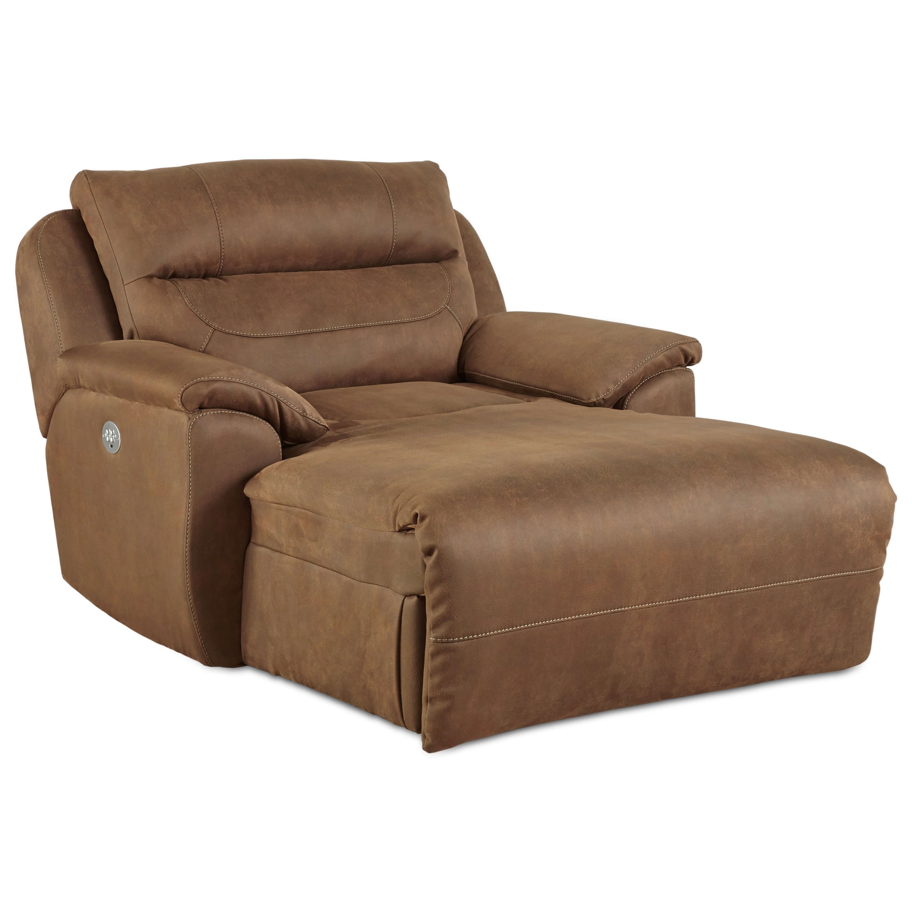 Southern Motion Five Star Reclining Chaise with Power Headrest | DuBois